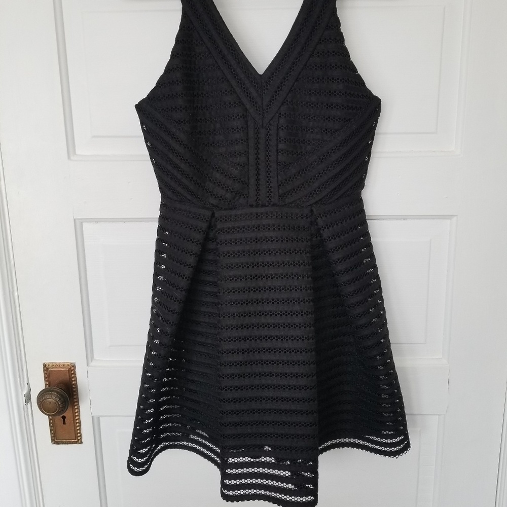 Amazing Black Mesh Dress